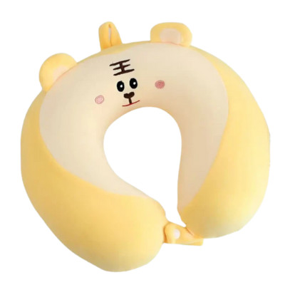 UtazóPajti sárga maci memóriahabos gyerek nyakpárna