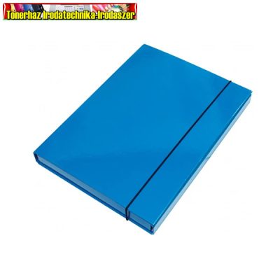 Füzetbox OPTIMA A/4 3 cm-es gerinccel kék