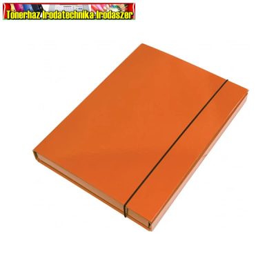 Füzetbox OPTIMA A/4 3 cm-es gerinccel narancs