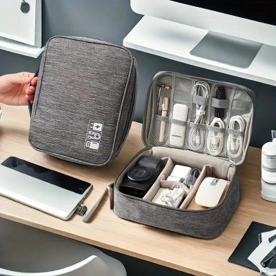 Noa egyszintes kábelrendező táska állítható kábelrendező