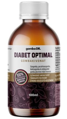 gomba DR. Diabet Optimal folyékony gombakivonat 100 ml