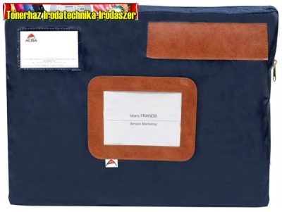 Postázó tasak, 42x5x32 cm, ALBA, kék