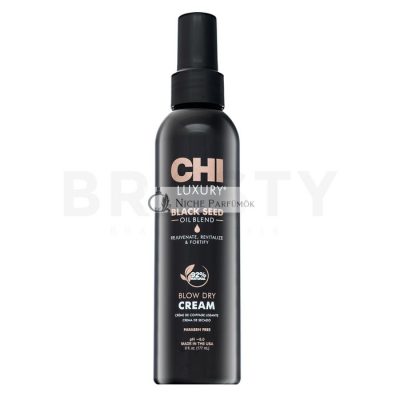 CHI Luxury Black Seed Oil Blow Dry Cream Tápláló krém puha és fényes hajért 177 ml