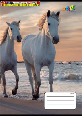 Füzet, tűzött, A5, vonalas, 32 lap, 3. osztály, COOL BY VICTORIA Horses, 12-32