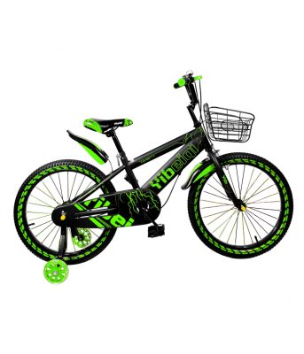 MK YB collection Yukon kerékpár fekete-zöld színben 20" + ajándék