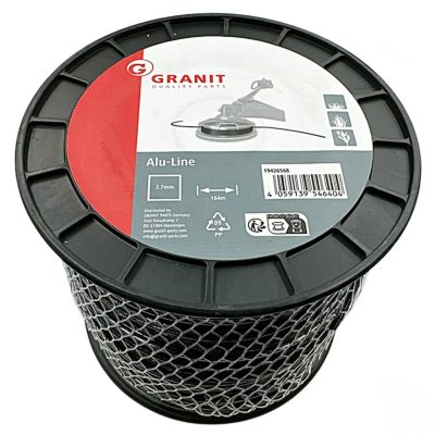 Granit® fűkasza damil Alu-Line ∅ 2.7 mm □ négyszög profil ⇔ 164 méter - prémium minőség*