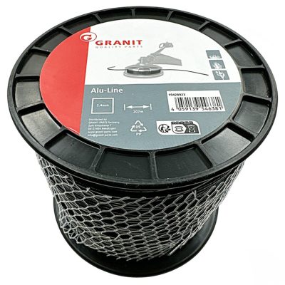 Granit® fűkasza damil Alu-Line ∅ 2.4 mm - □ négyszög profil ⇔ 207 méter - prémium minőség*