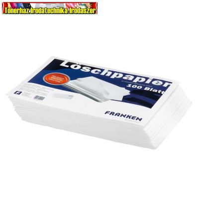 Franken Mágneses táblatörlőhöz utántöltő betét 100 db/csom 
