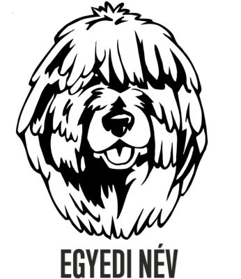 Egyedi neves Puli matrica