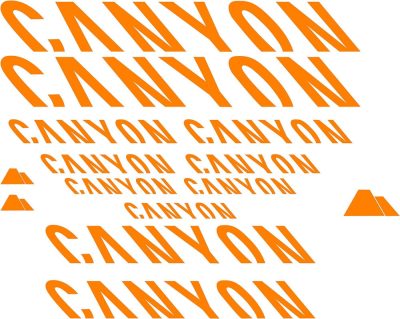 Canyon bicikli matrica készlet