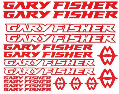 Gary Fisher elit bicikli matrica szett