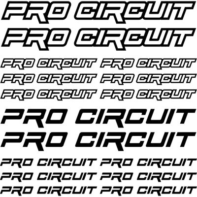 Pro Circuit "1" szponzor matrica szett