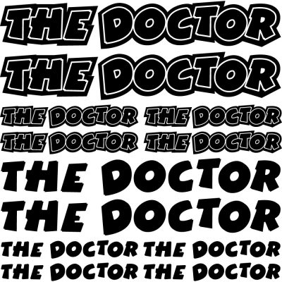 The Doctor szponzor matrica szett