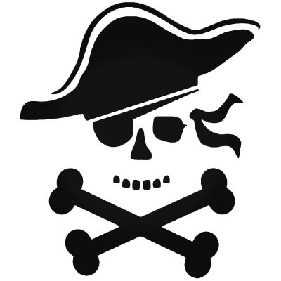 Kalózkoponya matrica