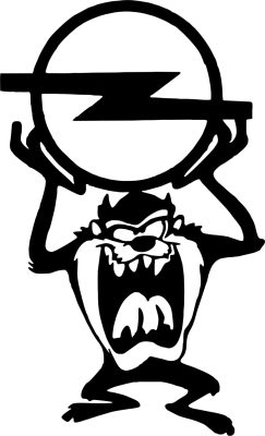 Tasmán örgöd Opel matrica 2