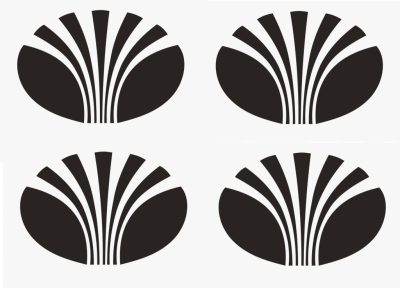 Daewoo felni matrica (4 db)