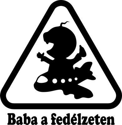 Baba a fedélzeten matrica 12