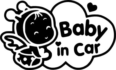 Baby in Car tündérke autómatrica