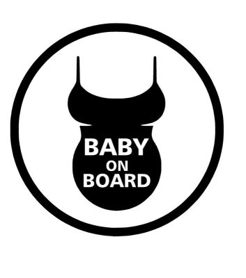 Baby on board has matrica