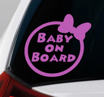 Lányos Baby on board matrica