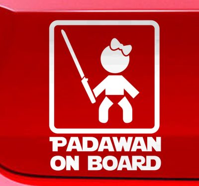 Padawan on Board matrica