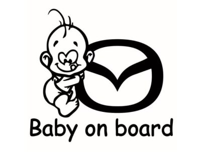 Prémium Mazda Baby on board matrica