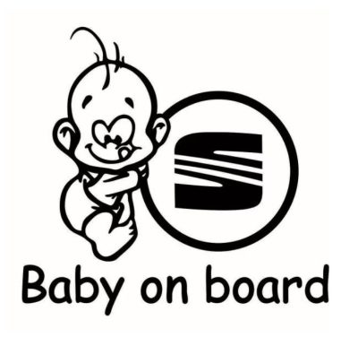 Seat Baby on board matrica