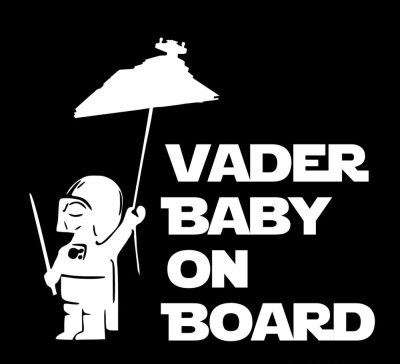 Star Wars Vader Baby matrica