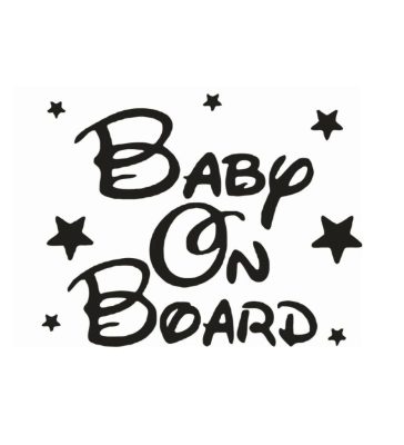 Walt Diseny Baby on board matrica