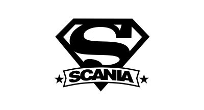 Scania Superman kamion matrica