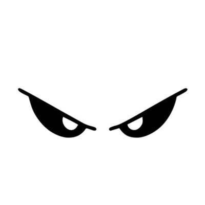 Haragos szemek tuningmatrica