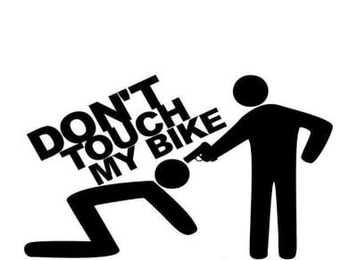 Dont Touch my Bike "1" matrica