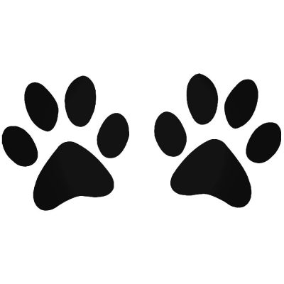 2 db Kutyatappancs matrica