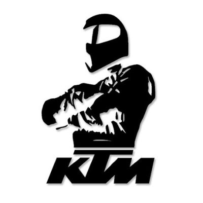KTM motoros matrica