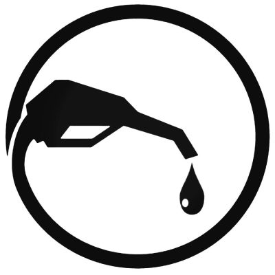 Benzinkút - Szélvédő matrica