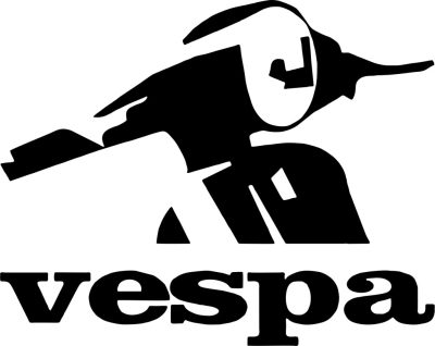 Vespa szép matrica