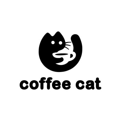 Coffee cat matrica