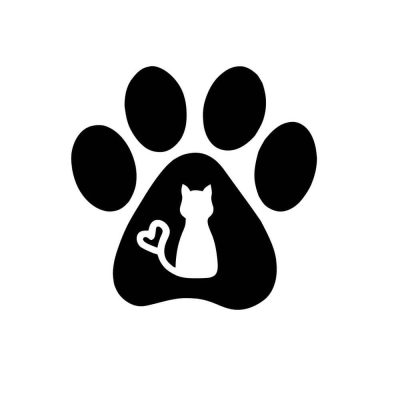 Macska a tappancsban matrica