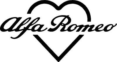 Alfa Romeo matrica szív