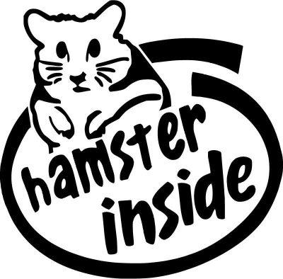Hamster Inside matrica