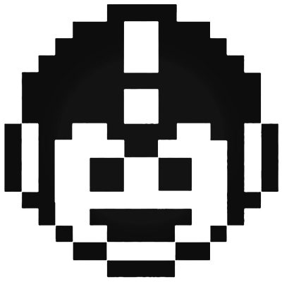 Mega Man Extra élet matrica