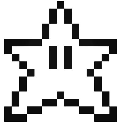 Super Mario csillag autómatrica