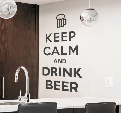 Keep calm and drink beer szórakozóhely matrica