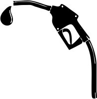 Benzinkút piktogram matrica