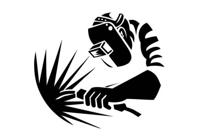 Hegesztő piktogram matrica