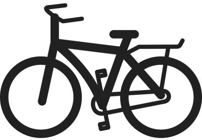 Kerékpár piktogram jelzés