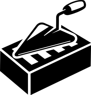 Kőműves piktogram matrica