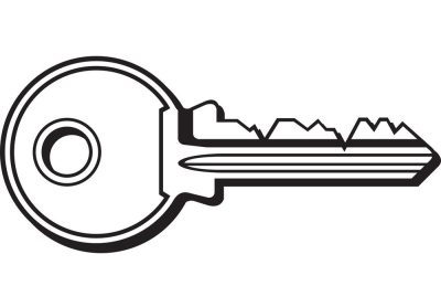 Kulcs piktogram matrica