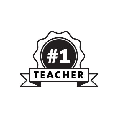 Legeslegjobb tanár piktogram matrica