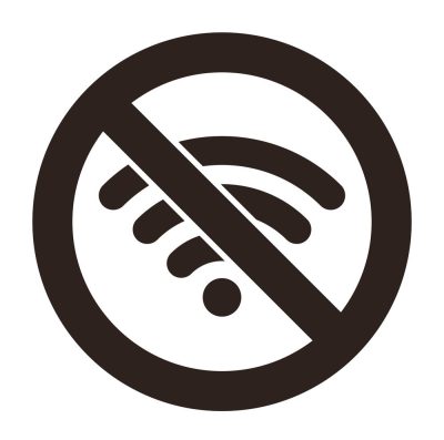 No Wifi piktogram matrica